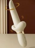  Cây Massage Hình Lưỡi, Trắng, Siêu Mềm, Nhiều Tần Số Rung, SD Sạc Điện 