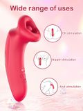  Máy Massage Đầu Bú Mút, Nhiều Tần Số Rung, SD Sạc Điện 