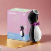  Máy Massage Đầu Bú Mút, Chim Cánh Cụt Satisfyer, Nhiều Tần Số Rung 