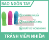  Bao tay ngón tránh viêm nhiễm - sử dụng nhiều lần 