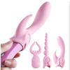  Cây Massage Mini Cao Cấp, 3 Đầu Thay Thế, Nhiều Tần Số Rung 