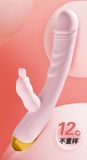  Cây Massage Flexible Rod, Đầu DV, Nhánh Rung Tai Thỏ, Nhiều Tần Số Rung, SD Sạc Điện 