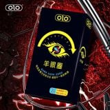  Bao Cao Su Olo Mắt Cừu - Vòng Lông Thú - Hộp 1 Cái, tặng kèm Bi 