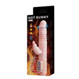  DV Giả Hot Bunny, Nhánh Rung Tai Thỏ, Giống Thật, Nhiều Tần Số Rung, Toả Nhiệt 