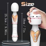  Chày Massage 2 Đầu Rung, 1 Đầu DV, 1 Đầu Chày Massage, Nhiều Tần Số Rung, Sạc Điện Cực Mạnh 