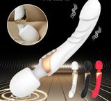  Chày Massage 2 Đầu Rung, 1 Đầu DV, 1 Đầu Chày Massage, Nhiều Tần Số Rung, Sạc Điện Cực Mạnh 