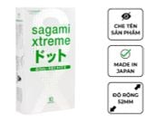  Bao Cao Su Sagami Xtreme Type E - White Box - Hộp 10 Cái, Mỏng, Siêu Điểm Nổi 