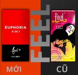  Bao Cao Su Kéo Dài Thời Gian Feel 4 in 1 ( Mẫu mới 2022 ) 