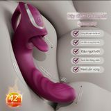  Cây Massage Đa Năng, Có Nhánh Lưỡi, Nhiều Tần Số Rung, Sưởi Ấm Nhiệt Độ 42 °C 