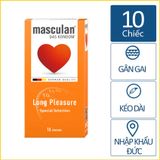  Bao Cao Su Masculan Pleasure , Kéo Dài Thời Gian Nam Giới- Hộp 10 Cái - Xuất xứ từ Đức 
