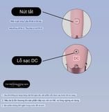  Cây Masaage Dạng Ngón Tay Mềm Dẻo, Nhánh rung Tai Thỏ, Nhiều Tần Số Rung 