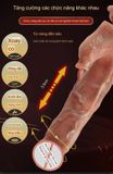  DV Giả Có Nhánh Lưỡi Massage Kích Thích - Xoay 360, Thụt, Nhiệt Độ, Đa Năng 