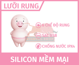  I Sale 2026 I Lưỡi Rung Mini Hình Heo, Dùng Sạc 