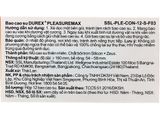  Bao Cao Su Durex Pleasuremax Chính Hãng, Siêu Điểm Nổi, Mỏng, Hộp 12 Cái 