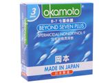  Bao cao su Okamoto Beyond Seven, Mỏng, 07 Tần Bảo Vệ, Diệt TT Nam Giới 