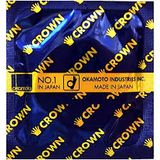  Bao Cao Su Okamoto Crown , Siêu Mỏng, Trơn ,Truyền Nhiệt Chân Thật, Hộp 03 Cái 