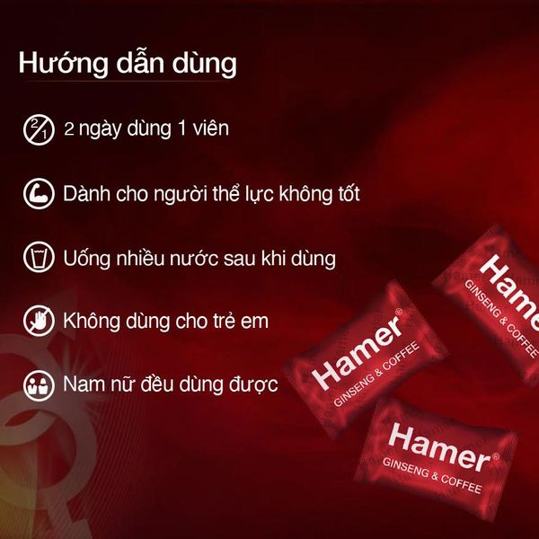 KẸO SÂM HAMMER TĂNG CƯỜNG SINH LỰC NAM GIỚI 1 VIÊN
