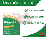  Tăng cường sinh lực Majegra 50mg - Vĩ 4 viên 