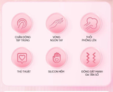  Máy Rung Massage Bơm Hơi Nhiều Chế Độ Khoá Tay Màu Tím Cao Cấp Mềm Mại 