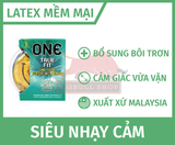  Bao Cao Su One True Fit, Hộp 03 Cái, Mỏng, Trơn 