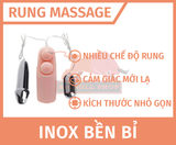  I Sale 2026 I Trứng Rung Tình Yêu 02 Đầu Inox , Nhiều Tần Số Rung 