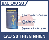  Bao Cao Su Rocmen Long Shock 4 in 1, Siêu Điểm Nổi, Tinh Chất Bạc Hà Kéo Dài Thời Gian Nam Giới 