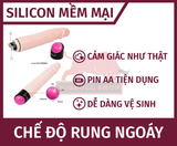  DV Giả Cầm Tay Sex Cao Cấp, Size To, Mềm Mại, Ngọ Ngoạy Phần Đầu 
