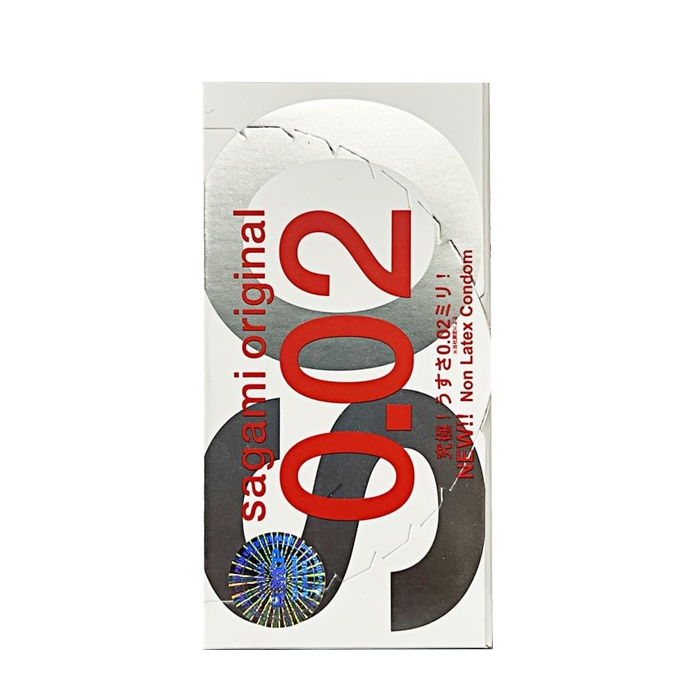  Bao Cao Su Original 0,02 Siêu Mỏng Sagami 2 Cái 