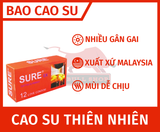  BAO CAO SU SURE EX GÂN GAI NỔI 12 CÁI 1 HỘP 