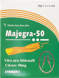  Tăng cường sinh lực Majegra 50mg - Vĩ 4 viên 