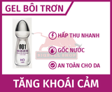 Gel Bôi Trơn 001, Tăng Khoái Cảm , Gốc Nước, 100g 