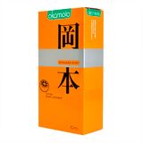  Bao Cao Su Okamoto Skinless Skin Orange - Hộp 10 Cái, Mỏng, Trơn, Hương Cam Thơm Ngát 
