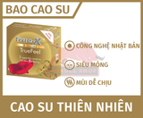  Bao Cao Su True X Feel, Hộp 03 Cái, Trơn, Siêu Mỏng 