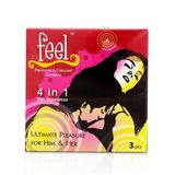  BCS FEEL 4 IN 1 KÉO DÀI THỜI GIAN (HỘP 3 CÁI) 