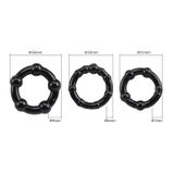  I Sale 2026 I  Bộ Vòng Đeo Bi Stay Hard Dành Cho Nam Giới, Silicone Mềm 