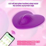  Máy Chụp Massage Â.Đ Hình Trái Tim Mini Sử Dụng App Màu Tím 