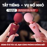  Chày Massage Mini Ice Cream Cone Sạc Điện 10 Chế Độ 