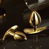  Phích Cấm HM Inox Mạ Vàng Cao Cấp Gold Kim Cương Đỏ 