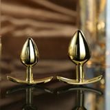  Phích Cấm HM Inox Mạ Vàng Cao Cấp Gold Kim Cương Đỏ 