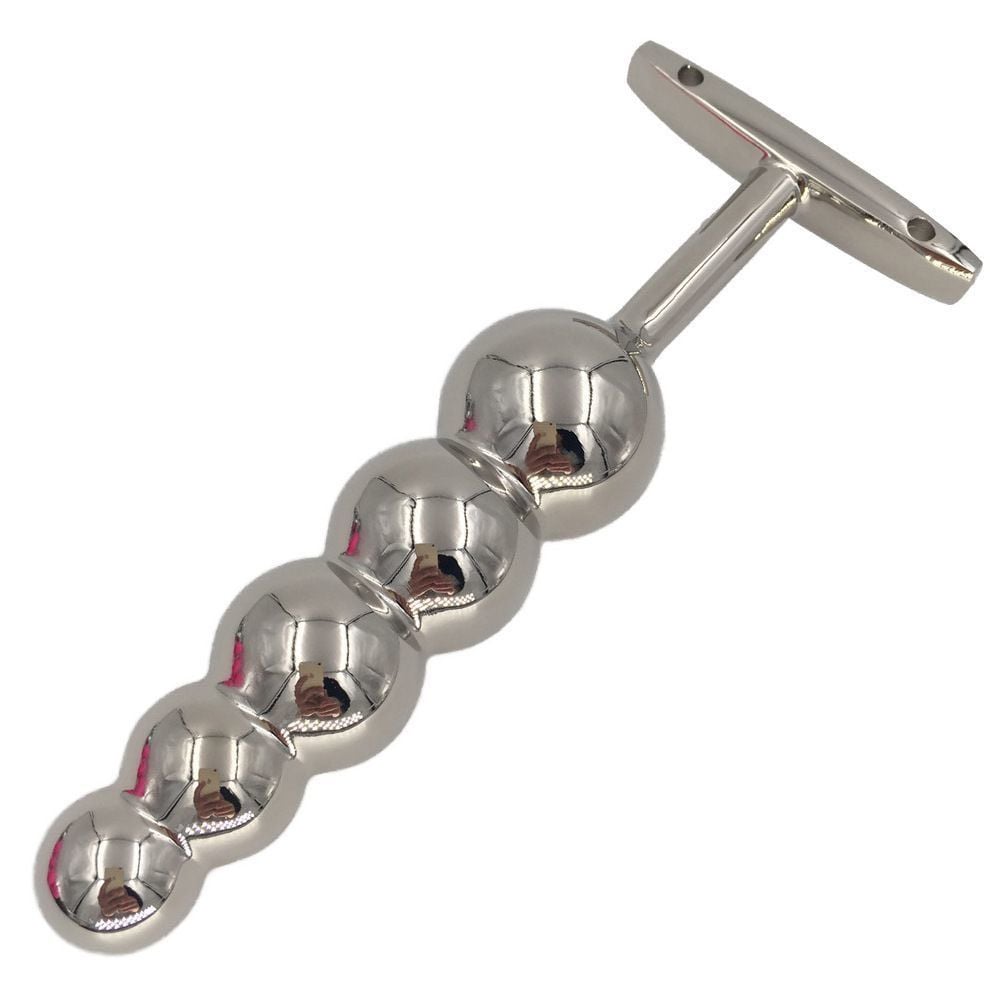  Cây Massage Mỏ Neo Kích Thích Hậu Môn 5 Hạt Bi Size To Inox Cao Cấp 