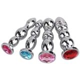  Mỏ Neo Inox Nhiều Kiểu Cao Cấp Đính Đá Hồng Đỏ Size Vừa 