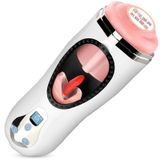  Cốc ÂĐ Masturbation Cup Đỏ, Nhiều Chế Độ Hút Rung, Lưỡi Liếm Mút Mềm 5D, Rên La Nhiều Kiểu,Sưởi Ấm 