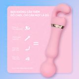  Chày Massage Sử Dụng 02 Đầu Mềm Dẽo Aphojoy Nhiều Chế Độ Rung Mạnh Sạc Điện 