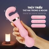  Chày Massage Sử Dụng 02 Đầu Mềm Dẽo Aphojoy Nhiều Chế Độ Rung Mạnh Sạc Điện 