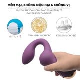  Cây Massage Ngón Tay Cong Màu Tím Điểm G Siêu Mềm Nhiều Chế Độ Sạc Điện Rung Trong, Ngoài 