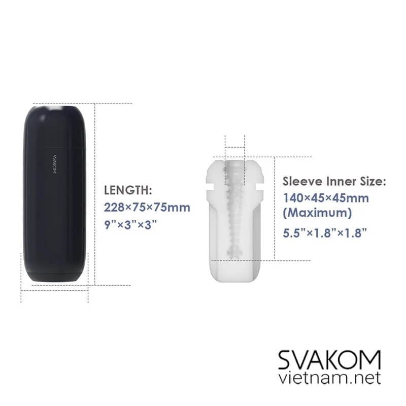  SVAKOM Sam Neo 2 Pro - Âm Đạo Giả Thủ Dâm Nam Tương Tác Qua Ứng Dụng Thông Minh 