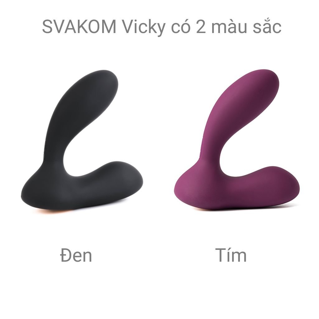  SVAKOM Vicky cắm hậu môn hai nhánh rung mạnh mẽ 