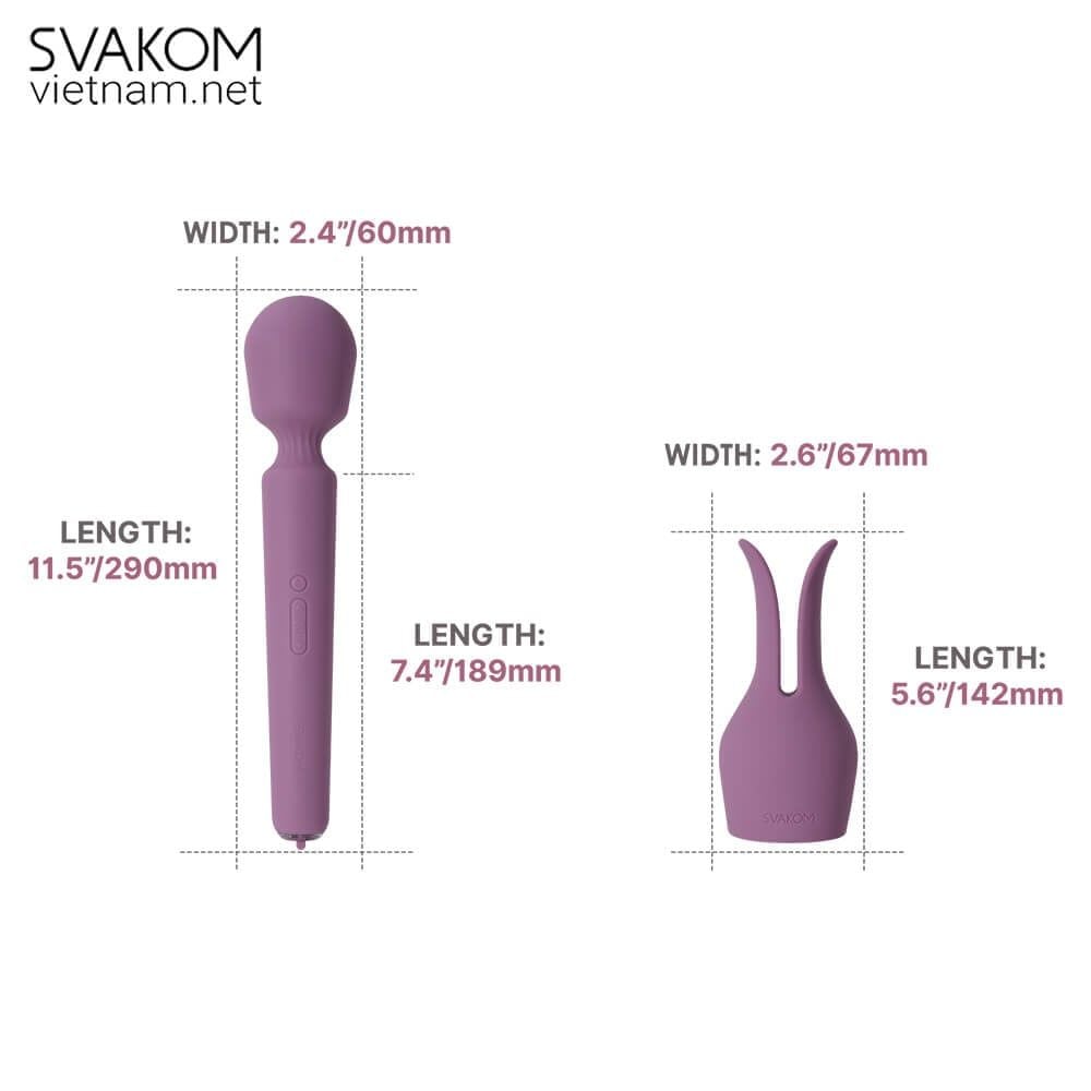  SVAKOM Emma Neo 2 - Chày Rung Tình Dục Cỡ Lớn Mạnh Mẽ & Tương Tác 