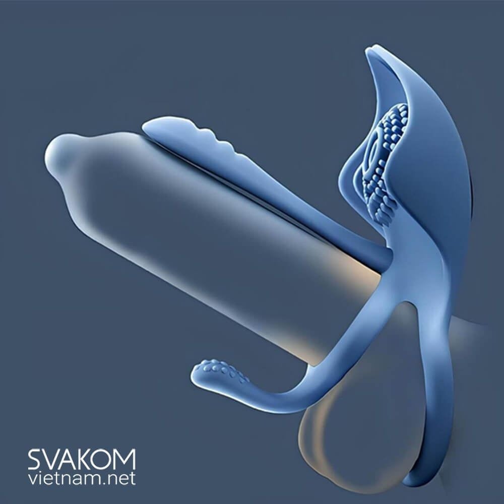  Cock Ring SVAKOM Barzillai - Vòng Đeo Dương Vật Kích Thích 4 Điểm Nhạy Cảm Điều Khiển Qua Ứng Dụng 