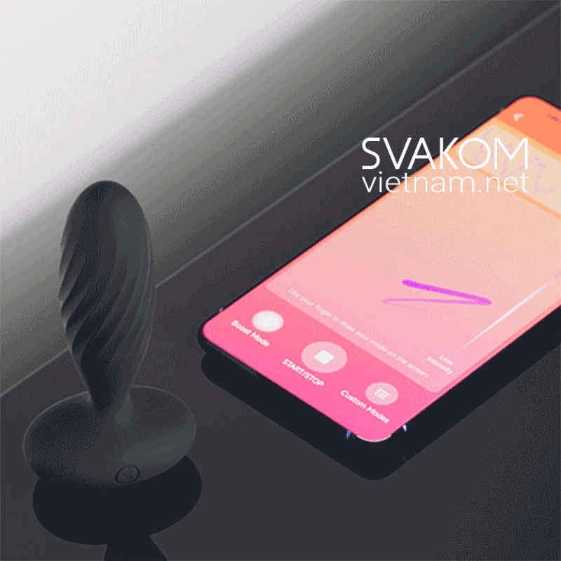  SVAKOM Jordan: Đồ Chơi Hậu Môn Rung Thụt Đẳng Cấp Điều Khiển Bằng App và Remote 
